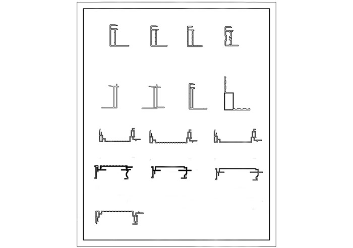 鋁型材定制開模汽車零部件鋁型材-2